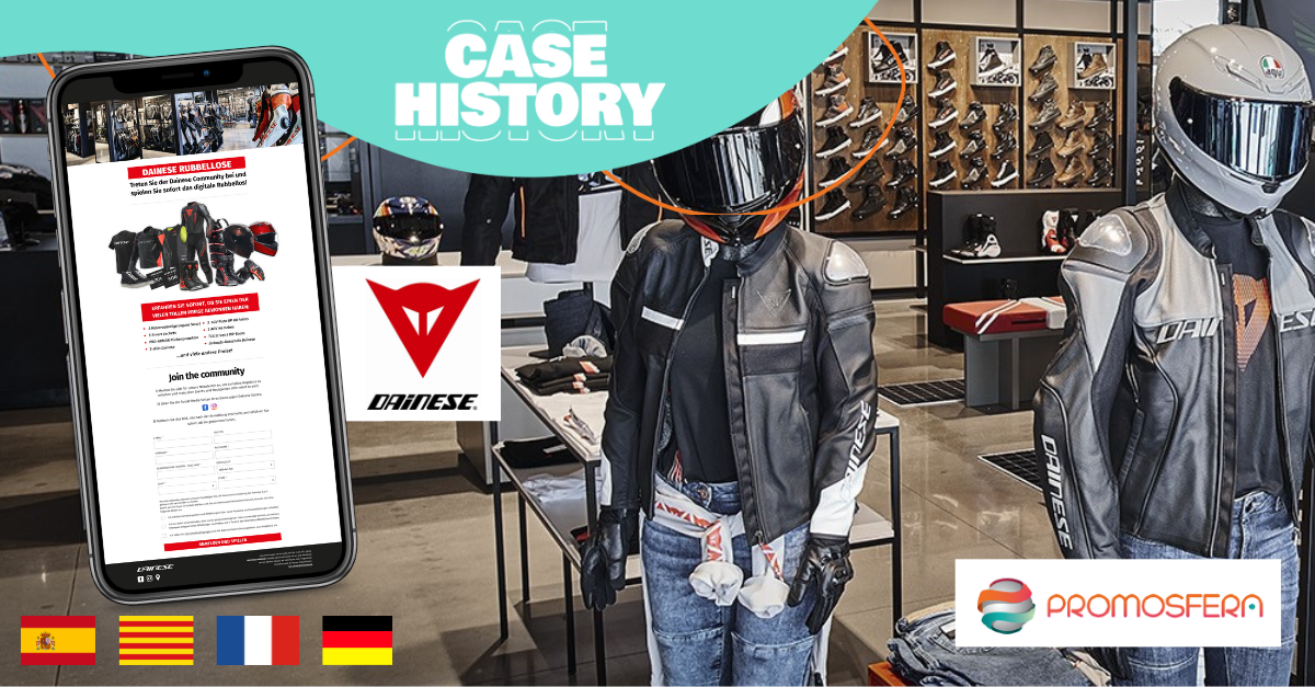 “DAINESE SCRATCH AND WIN” prize-draw in Spain, France and Germany