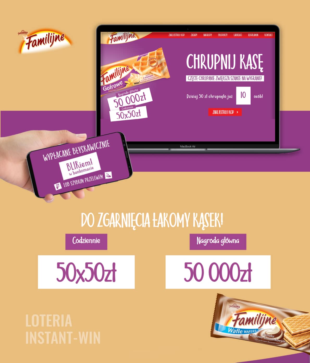 Loteria instant-win - Chrupnij Kasę