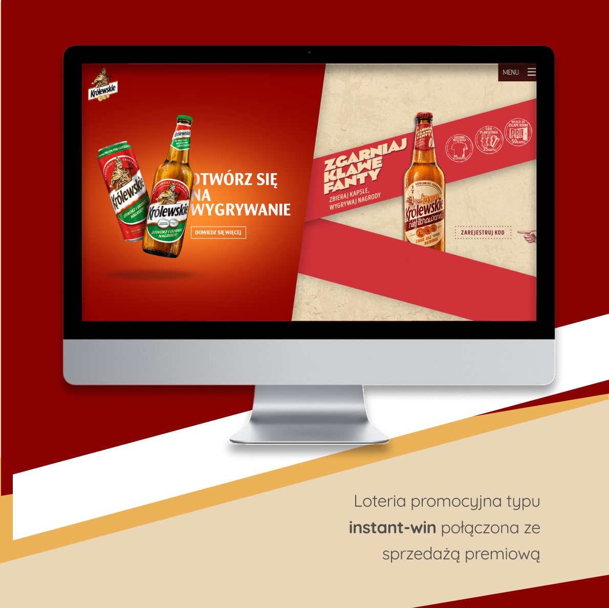 Loteria instant-win, hybrydowa - Loteria Królewskie