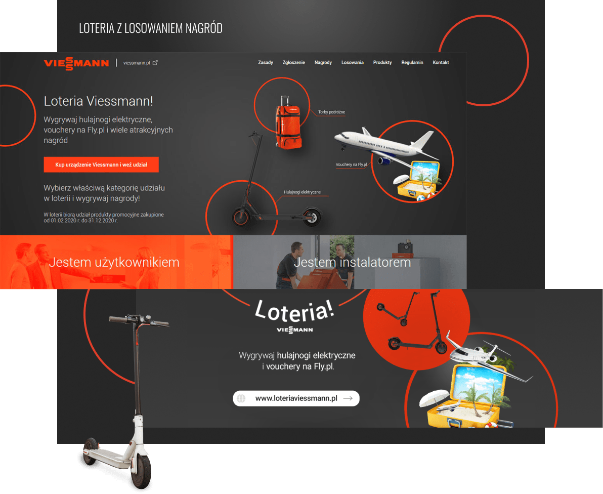 Loteria z losowaniem nagród - Loteria Viessmann