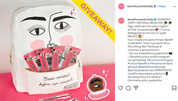 Concorso Instagram VINCI CON BENEFIT