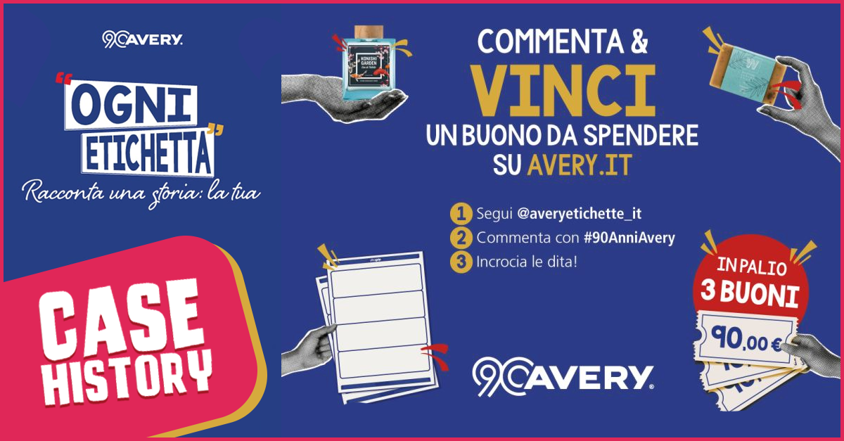 “90 anni Avery”: un concorso a premi su Instagram per celebrare una storia di innovazione e premiare i consumatori